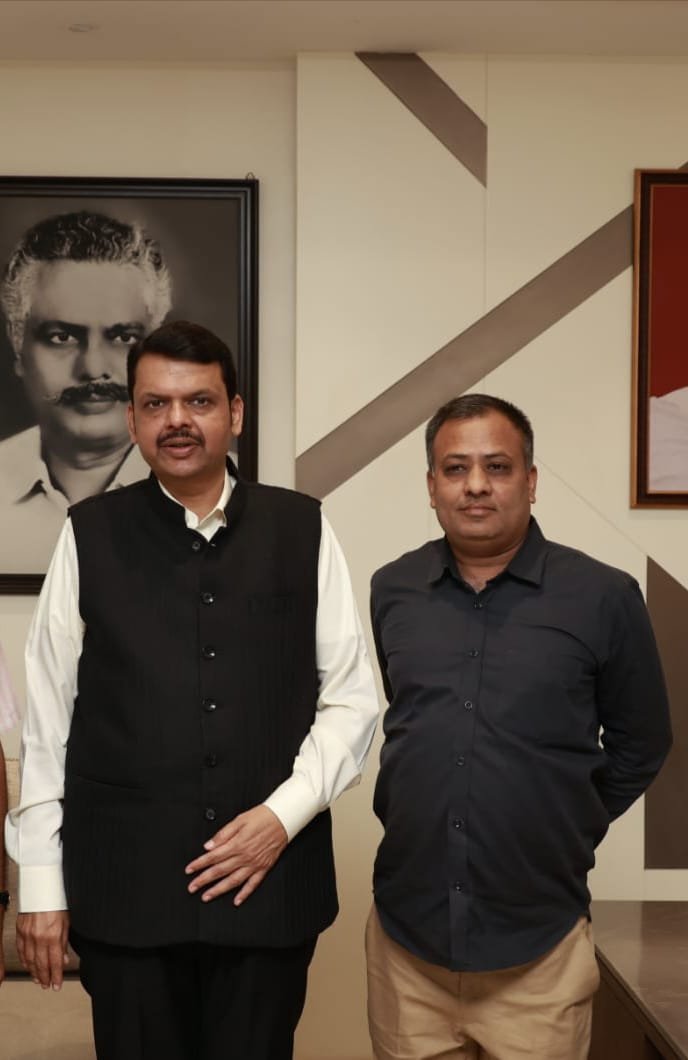 With Devendra Fadnavis